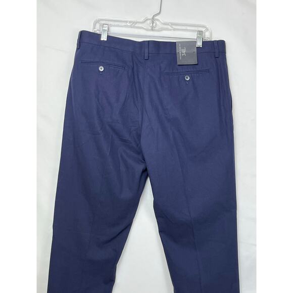 NWT Banana Republic Men's Size 34L Blue Italian Twill Suit Pants - Picture 8 of 8